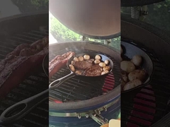 SGS 24 Inch Kamado Grill Tahan Panas Dark Sky Blue
