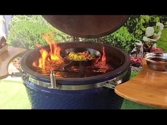 SGS 24 Inch Kamado Grill Tahan Panas Dark Sky Blue