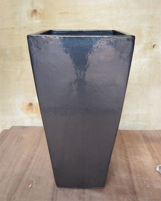 GW7505 24cmx24cmx52cm Pot Keramik Taman Luar Ruangan