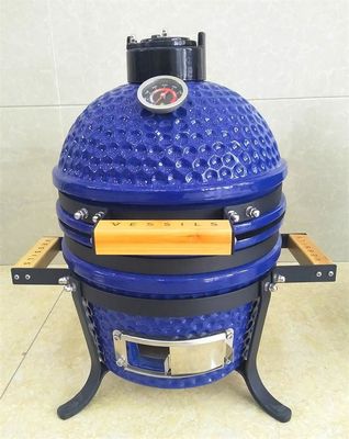 Peralatan Dapur Charcoal Blue 12,5 Inch SGS Small Ceramic BBQ